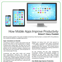Mobile Apps Improve Productivity